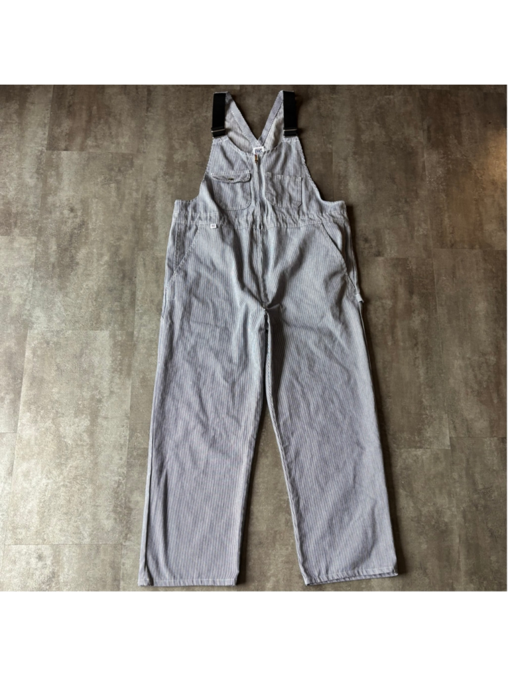Vintage Big Bill Hickory Stripe Overalls Mens Size 42 Made in Canada
